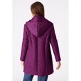 thumbnail image 3 of Roaman's Women's Plus Size Leather Trim Quilted Jacket, 3 of 4
