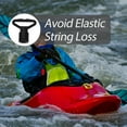 thumbnail image 3 of HEALEEP 10Set Yacht Rope Hook Black Plastic For Bungee Dock Line Canoe Bungee Shock Cord Hook, 3 of 8