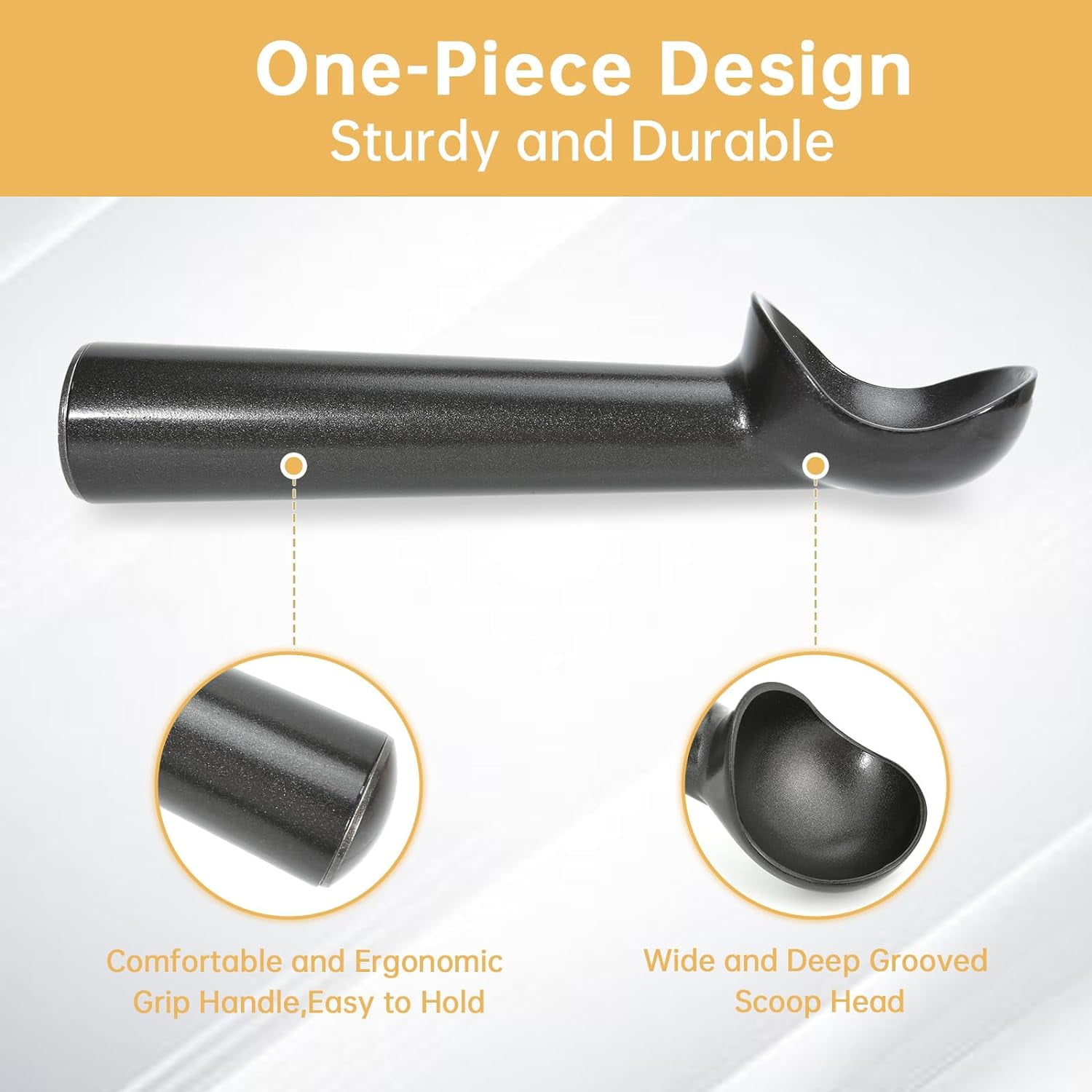 ZZTINGC Cuillère À Glace Personnalisée De 1,5 Oz, 7 Pouces De