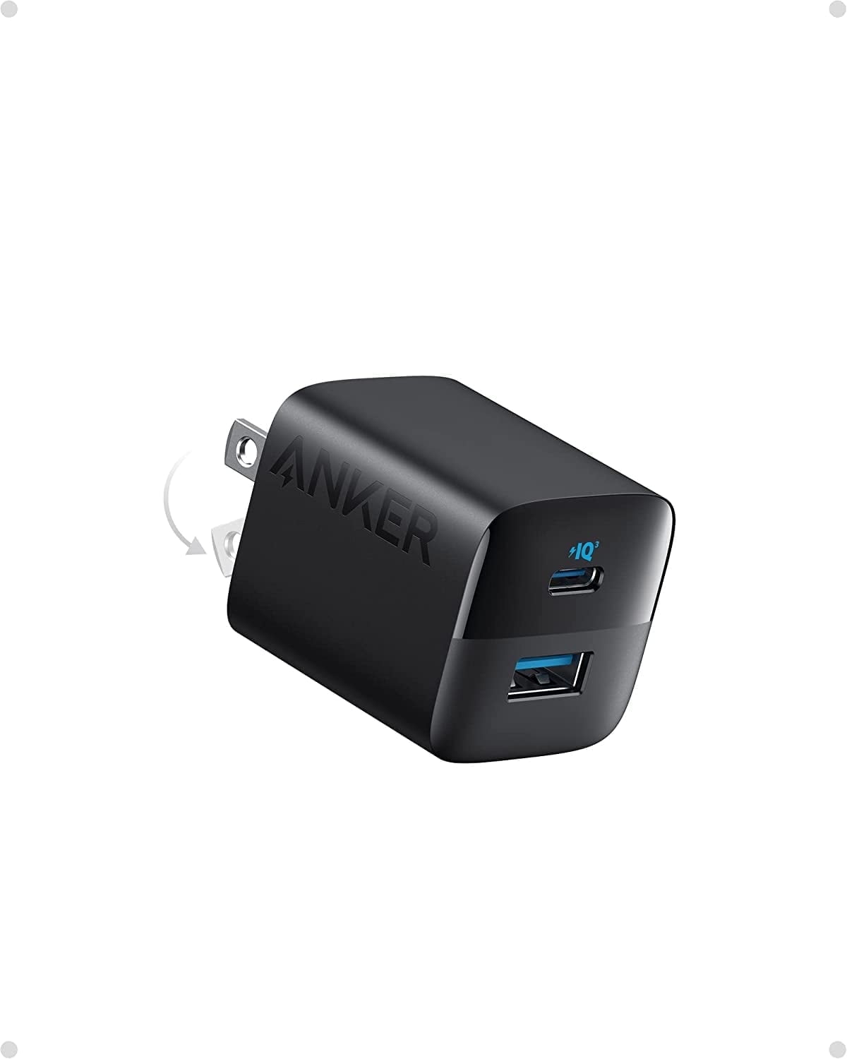 Anker 32W 2 Port Charger with 20W USB C Power Adapter, PowerPort