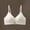 Beige, variant on Sports Bra for Women Seamless Solid Color Wire Free Bralette Push Up Full Coverage Breathable Daily Wear Bra 36A, Gray