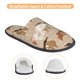 thumbnail image 3 of Fotbe Squirrel nut backgrounds Pantuflas Peludas para Mujer con Estampado, Zapatillas de Peluche, Zapatos de Invierno para Casa, Uso Interior y Exterior-Medium, 3 of 8