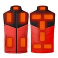 thumbnail image 6 of Hovilon Heated Vest -11 Heated Zones，USB Electric Heated Vest Heated Jacket Winter Vest for Outdoor Motorcycle Camping Fishing Skiing（Red-2XL）, 6 of 6