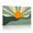 C, variant on XaaKee Canvas Wall Art Sunburst Wavy Horizons Retro Art Prints Canvas Prints Wall Art Inner Framed 18*12Inch
