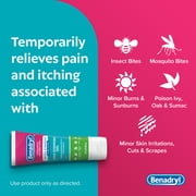 Benadryl Itch Relief Gel, Extra Strength, Soothing Relief, Scrapes, Insect Bites, 3.5 fl oz