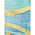 thumbnail image 4 of VISgogo Vestido de Manga 3/4 para Mujer con Estampado de Flores, Cuello en V Decoración de Volantes Ropa de Verano VISgogo  moda, 4 of 6