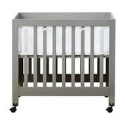 HALO Breathable Mesh Crib Liner for Mini Crib, White