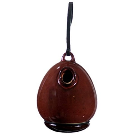 Byer of Maine BYERSH41223 Egg Birdhouse Oxide Red
