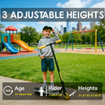 thumbnail image 2 of Kids Electric Scooter Ages 4-12, Step-to-Start Motor, 5 Mile Range, 3 Cool Lighting Systems, Music Function, Yellow, 2 of 6