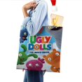 thumbnail image 4 of Ugly Doll / Uglydolls Bolso de tela con estampado de lienzo para mujer, bolsa de compras reutilizable y estética, con cremallera interior, regalo para mujer,40*45cm., 4 of 6