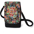 thumbnail image 1 of Mini bolso hippie, bolso de hombro étnico bohemio, bolso bandolera estilo hobo, bolso de lona para mujer con correa ajustable, bolso pequeño para niña, bolso vintage bordado, 1 of 4