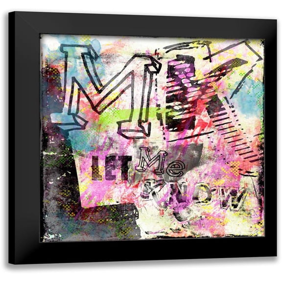 Rodriquez Jr, Enrique 12x12 Black Modern Framed Museum Art Print Titled - LMK