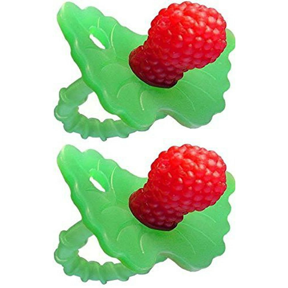 Razbaby Razberry Teether, Red (2 Pack)