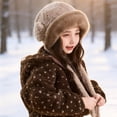 thumbnail image 4 of Faraee Kids Fuzzy Winter Trapper Hat Plush Ear Flap Hat with Tie Strings Soft Windproof Warm Snow Hat for Boys Girls Cold Weather 2‑8Y, 4 of 5