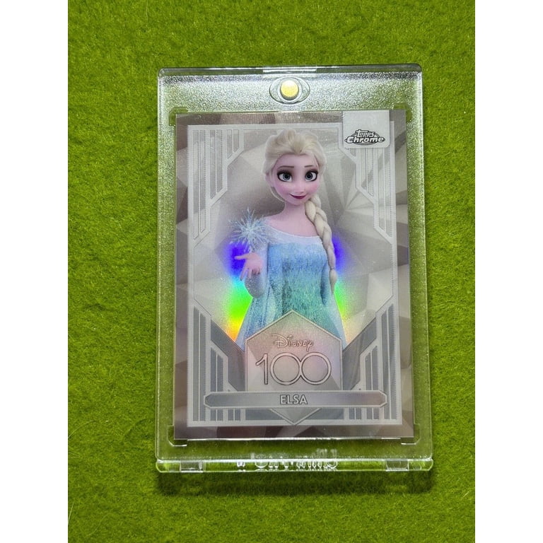 ELSA from FROZEN Disney 100 REFRACTOR CARD 2023 Topps Chrome