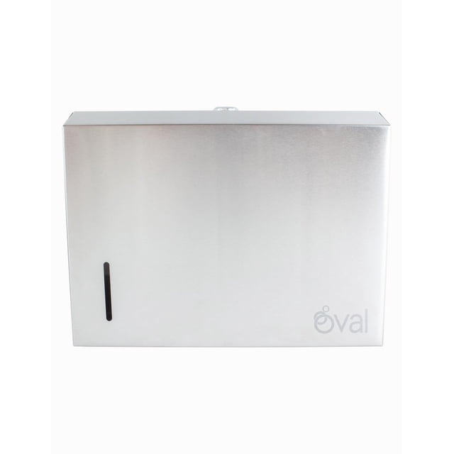 Despachador De Interdoblada En Z Oval Acero Inox, Humo Oval DV038