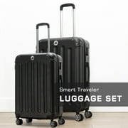Destination Bags Smart Traveler Hardsided Spinner Luggage Set (2 bags included)