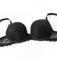 thumbnail image 3 of Everyday Bras for Women plus Size Lace Lingerie Set Lace Curtain Set Bed Set Twin Lace Lingerie Set Lace for Women Lace Bra Set Underwear Men Sweat Mens Comfy Underwear Lace Pajamas for Black 36B/80B, 3 of 7