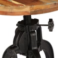 thumbnail image 4 of Mesa auxiliar VidaXL de madera reciclada, altura ajustable, hierro fundido, 4 of 9