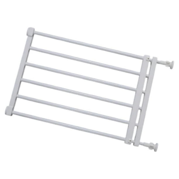 Valla extensible para mascotas, barrera portátil, puerta retráctil para perros y cachorros 56to100cmx36cm blanco