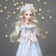 thumbnail image 1 of BJD SD muñeca 1/6 BJD muñeca larga muñeca de hadas doradas cabellero BJD muñeca peluca con conjunto completo ropa peluca maquillaje, Hugo vestido de cara de maquillaje de muñeca bjd, 1 of 10