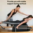 thumbnail image 5 of Professional Pilates Reformer Box, 23.6x15.7x9.4in Multi-Functional Tool for Balance Exercises, Studio-Grade Accessory for Strength and Mobility Training (Black), 5 of 9