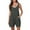 Dark Gray, variant on Women's Summer Pocket Camisole Shorts Romper with Romper Shorts