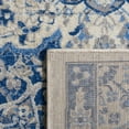 thumbnail image 6 of SAFAVIEH Brentwood Dimitri Floral Bordered Area Rug, 6' x 9', Ivory/Navy, 6 of 8