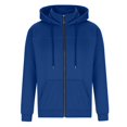 thumbnail image 6 of Wutalume Men's Sweat Jacket with Hood Leisure Hooded Jacket Zip Hoodie, Casual Sweatshirt Jacket for Winter, Plain Design with Pockets, Ideal for Men's Daily and Outdoor Use,Blue L, 6 of 7
