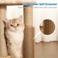 thumbnail image 4 of Made4Pets Beige Natural Sisal Cat Scratching Post with Grooming for Kittens, 4 of 9