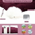 thumbnail image 2 of Porch Swing Cushion 60in, Waterproof Bench Cushion for Outdoor Furniture, 2-3 Seater Replacement Glider Cushion with Ties for Backyard and Garden, 2 of 7