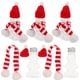 thumbnail image 5 of 5 botellas navideñas con forma de hombre de jengibre, de jugo, vacías, con bufandas y sombreros, de 50 ml., 5 of 7
