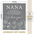 thumbnail image 6 of Nana Gifts, Blanket Gifts for Nana, Nana Birthday Gifts, Nana Gifts from Grandkids, Nana Gifts for Mothers Day Christmas, Super Soft Flannel Throw Blanket for Nana 50" x 60", Grey, 6 of 6