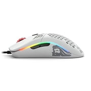 Glorious Model O Minus - Mouse - optical - 6 buttons - wired - USB 2.0 - matte white