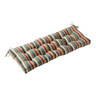 Greendale Home Fashions Sunset Stripe 44 x 17 in. Outdoor Bench Seat Cushion