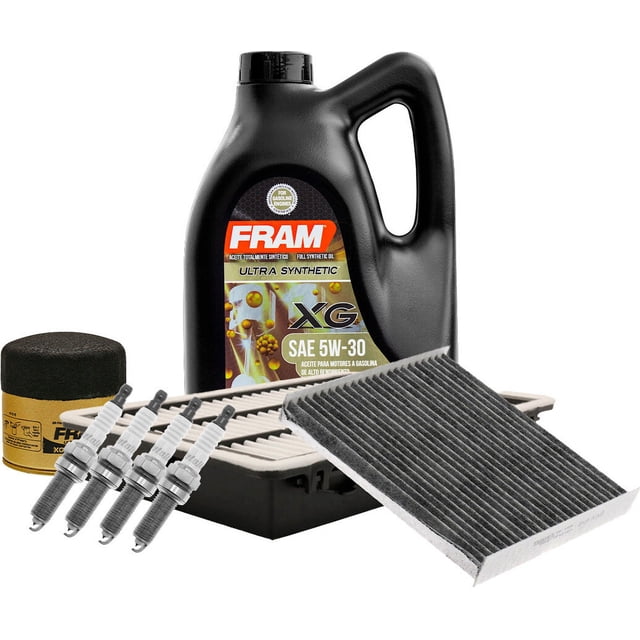 Kit De Afinación Con Aceite 5W30 Sintético, Bujías Iridio, Filtro De Aire, Filtro Para Aceite Sintético Y Filtro De Cabina 8 Piezas Compatible con Kia Sportage L4 2.4L DE 2017 A 2020