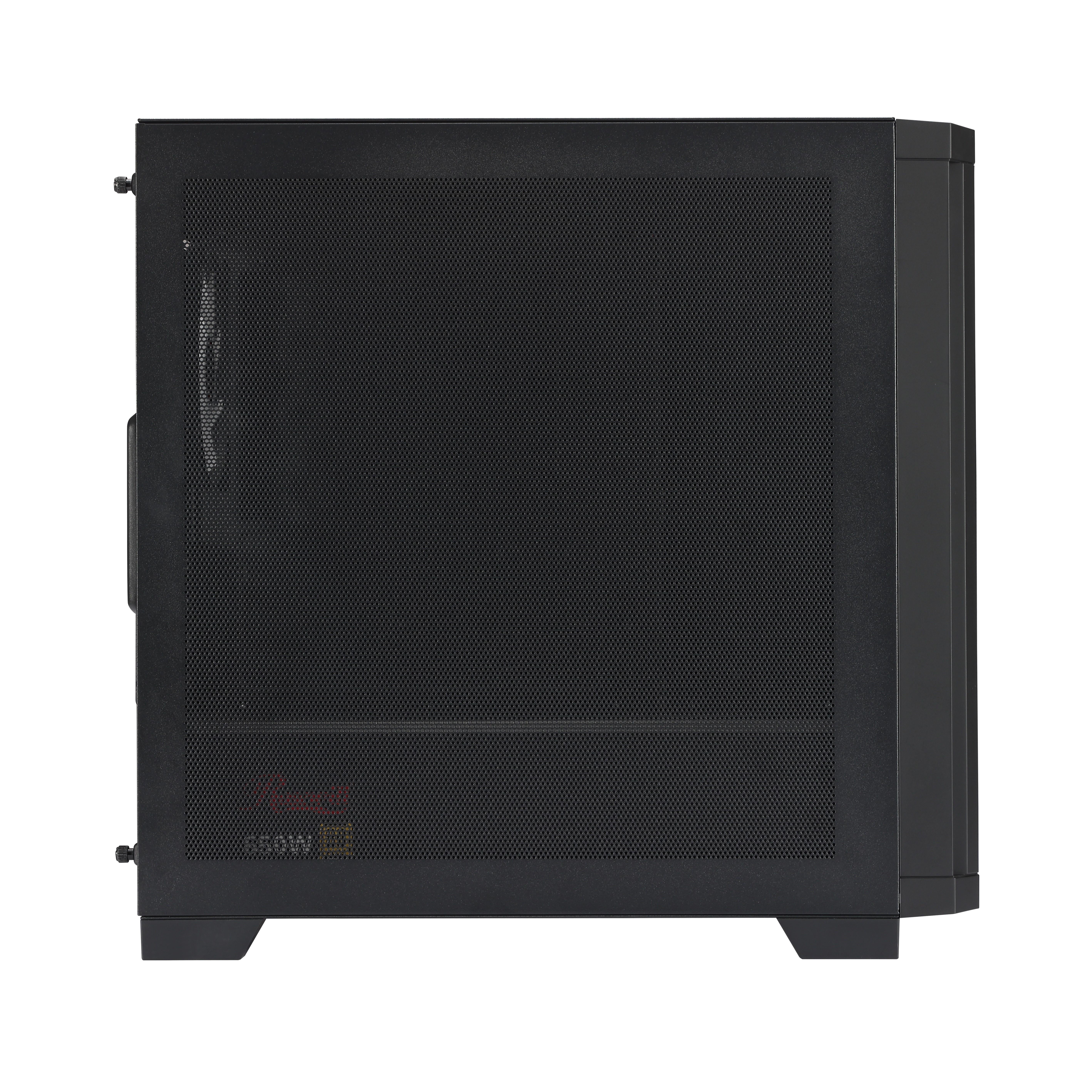 Rosewill FBM-X3 Black Micro ATX Mid Tower Case - Full Mesh Panel, High Airflow Design, 3x PWM ARGB Fans, Pre-Installed 650W 80+ Gold PSU