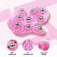 thumbnail image 2 of 2 pcs body massage glove, palm shaped massage roller ball (pink), 2 of 5