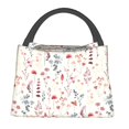 thumbnail image 1 of Vsdgher Wildflower Watercolor 3 Print Insulated Bags, Insulated Cooler Bag Totes for Hot or Cold Food Bring or Delivery, 1 of 6