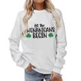 thumbnail image 5 of Guluxicc Women's Sweatshirts Casual Long Sleeve Graphic Printed Shirts St. Patrick's Day Pullover Tops, M, 5 of 6