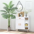thumbnail image 6 of 7 Ft Large Artificial Plants, 1PC Fake Palm Tree, Fake Faux Tropical Palm Silk Plant with 15 Trunks Paradise Palm Floor House Plant in Pot Indoor Home Office Garden Decoration, 6 of 7