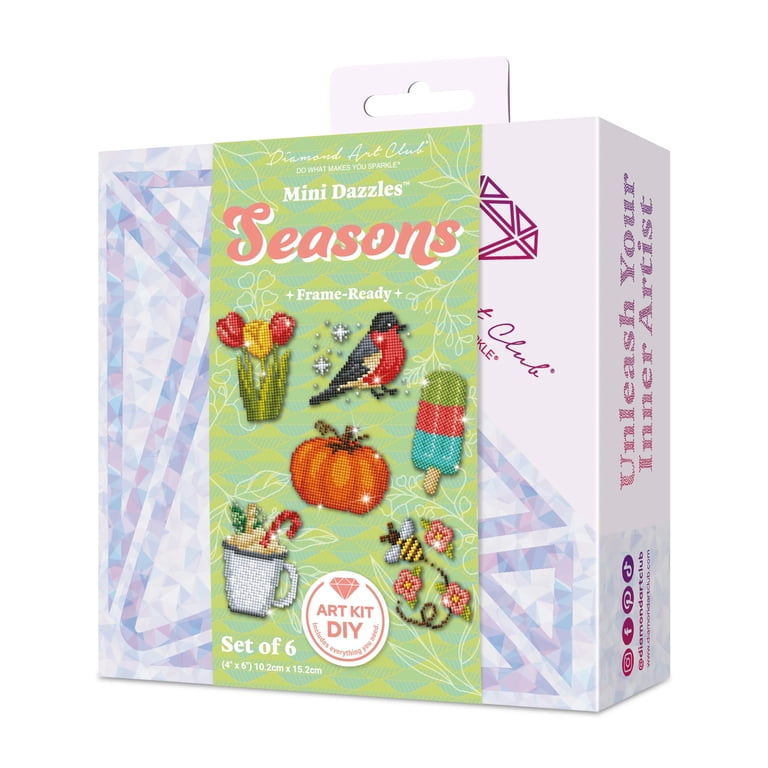 DIAMOND ART CLUB® Mini Dazzles - Seasons, Fun DIY Diamond Painting