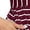 Wine, variant on Zhi Women's Long Sleeve Striped Midi Loungewear Dress - Patterned, Belted Style, Casual Daily & Home Wear,Gray