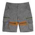 thumbnail image 2 of ZVNAΖH Men's Cargo Shorts Relaxed Fit, Cotton Twill Work Shorts, Outdoor Lightweight Casual Shorts with Multi Pockets No Belt, 2 of 4
