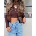 thumbnail image 5 of Women Cropped Puffer Vest Stand Collar Sleeveless Zip Up Padded Gilet Outerwear, 5 of 6