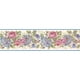 Roses Florales Roses Design Papier Peint Bordure pour Cuisine Salle de Bain Salon, Rouleau 15' x 6,75'' – image 2 sur 3