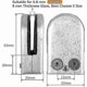 thumbnail image 2 of Glass Clamp 8 Pcs 6-8mm 304 Stainless Steel Glass Clip Clamp Support Flat Back Chromig Finish For Balustrade, 2 of 5