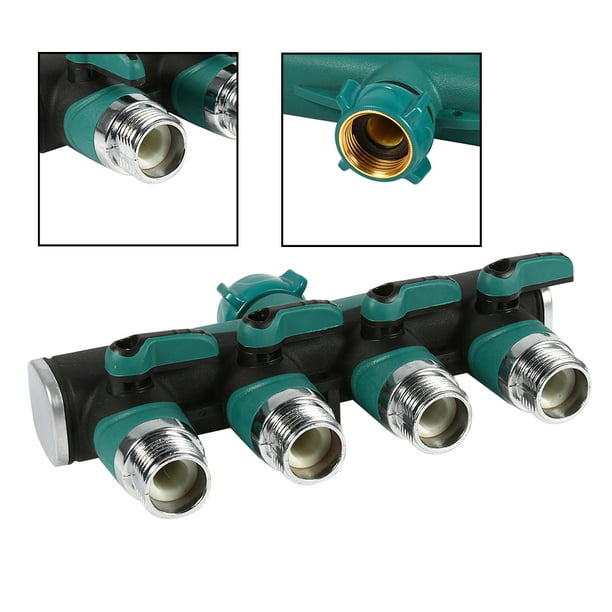 Acheter Séparateurs de tuyau d'arrosage à 2 voies, connecteur à voie Y de  3/4 pouces, inverseur de robinet, connecteur de tuyau