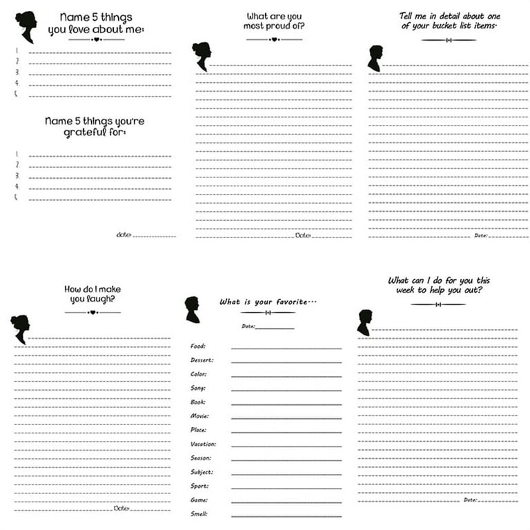 Wife & Husband Back & Forth Love Journal,Husband Wife Back & Forth