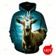 thumbnail image 1 of Sudadera con capucha y sudadera con estampado 3D de cabra gritando, novedad, sudadera con capucha y gráfico de cabra enojada, ropa de calle divertida para niños, 1 of 5